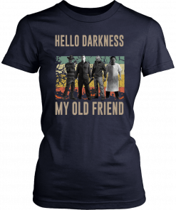 Vintage Horror Characters Hello Darkness My Old Friend Classic 2019 T-Shirt