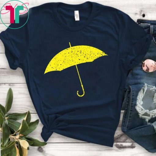 Vintage Yellow Umbrella Hong Kong Movement T-Shirt