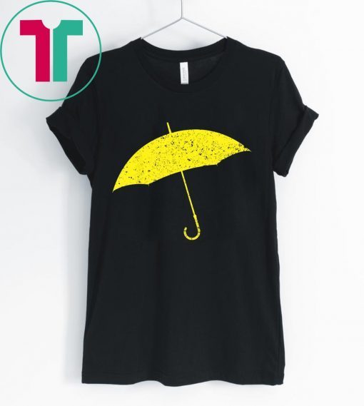 Vintage Yellow Umbrella Hong Kong Movement T-Shirt