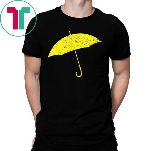 Vintage Yellow Umbrella Hong Kong Movement T-Shirt