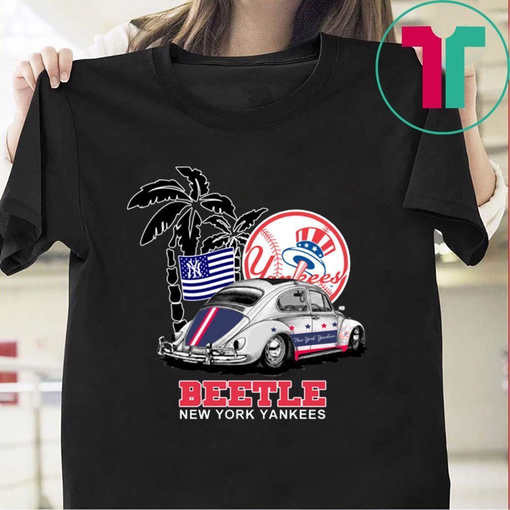 Mens Volkswagen Beetle New York Yankees Shirt Hoodie Tank-Top Quotes