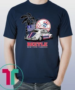 Volkswagen Beetle New York Yankees Tee Shirt