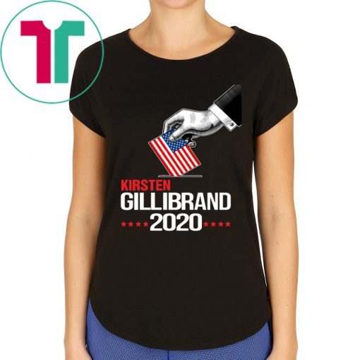 Voted kirsten gillibrand president 2020 shirt for mens womens kids