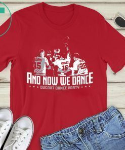 Washington Dugout Dance Party And Now We Dance Shirt