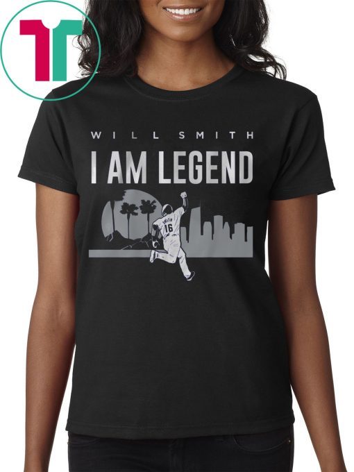 Will Smith Shirt - I Am Legend, Los Angeles, MLBPA
