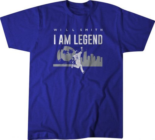 Will Smith Shirt - I Am Legend, Los Angeles, MLBPA