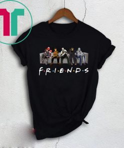 Womens Horror Characters Friends TV Show T-Shirt