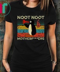 Mens Pingu Noot Noot Motherfucker Vintage Shirt