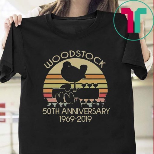 Vintage Woodstock 50th Anniversary 1969-2019 Tee Shirt