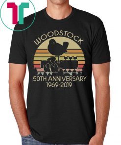 Vintage Woodstock 50th Anniversary 1969-2019 Tee Shirt