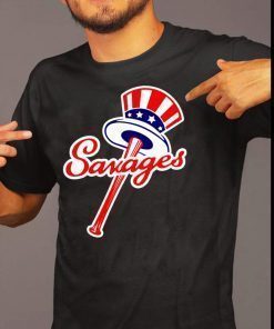 Mens Tommy Kahnle Yankees Savages America 2019 Tee Shirt