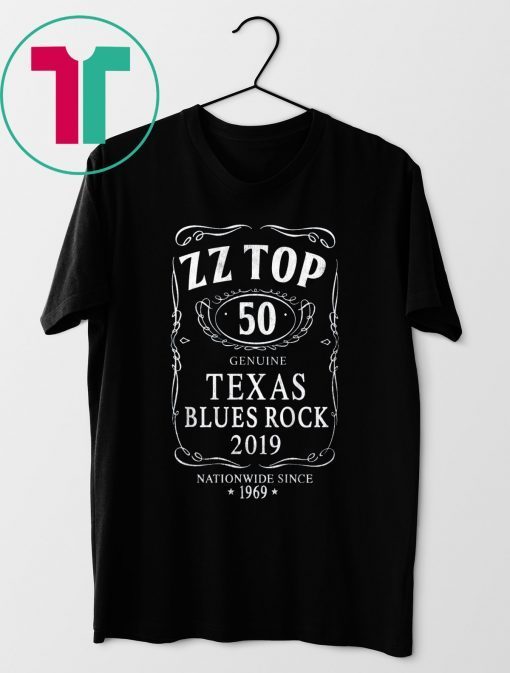 ZZ Top 50 Texas Blues Rock Shirt for Mens Womens Kids