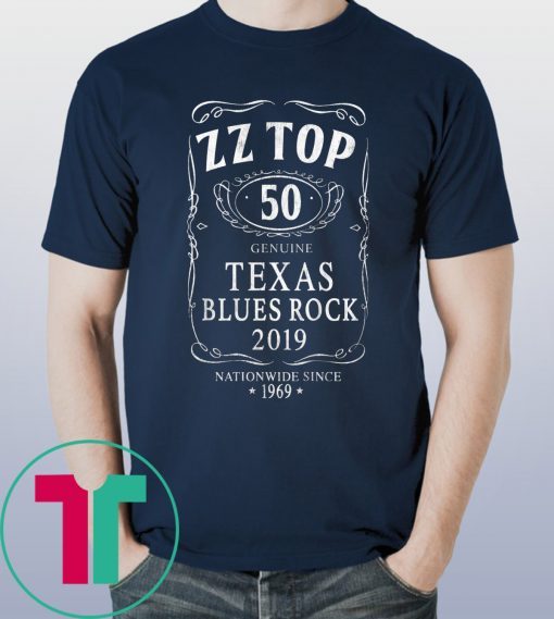 ZZ Top 50 Texas Blues Rock Shirt for Mens Womens Kids