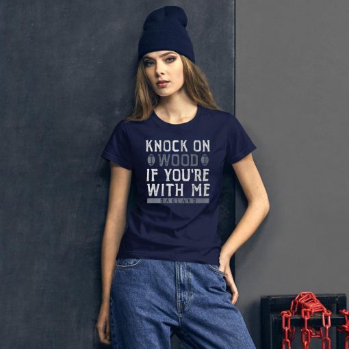 Knock On Wood If You're With Me Unisex T-Shirt