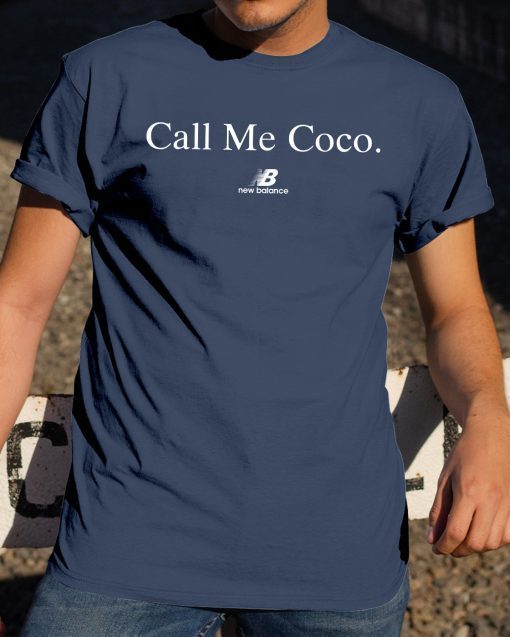 Call Me Coco New Balance Gift Tee Shirt