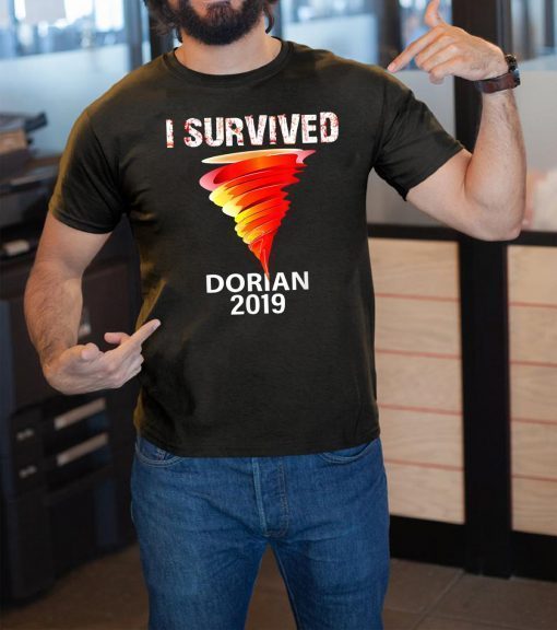 I Survived Hurricane Dorian Florida Storm Flood 2019 T-Shirt