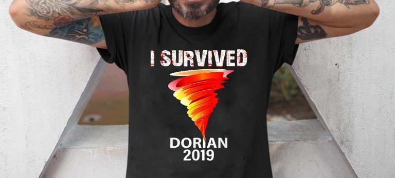 I Survived Hurricane Dorian Florida Storm Flood 2019 T-Shirt