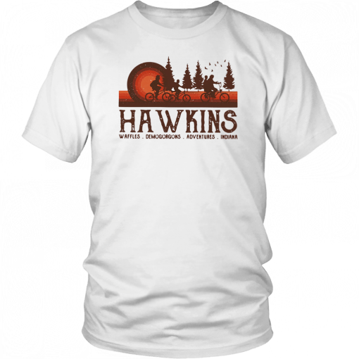 Hawkins waffles demogorgons adventures indiana stranger things Tee Shirt