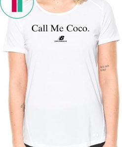 Cori Gauff Call Me Coco New Balance 2019 T-Shirt