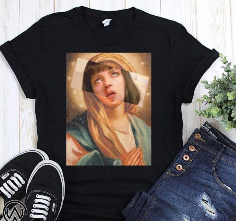 Pulp fiction virgin mary mixed mia wallace Unisex T-Shirt