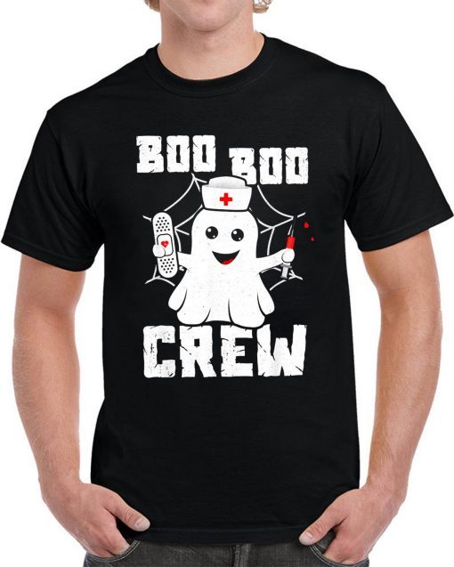 Halloween boo boo crew ghost nurse Tee Shirt