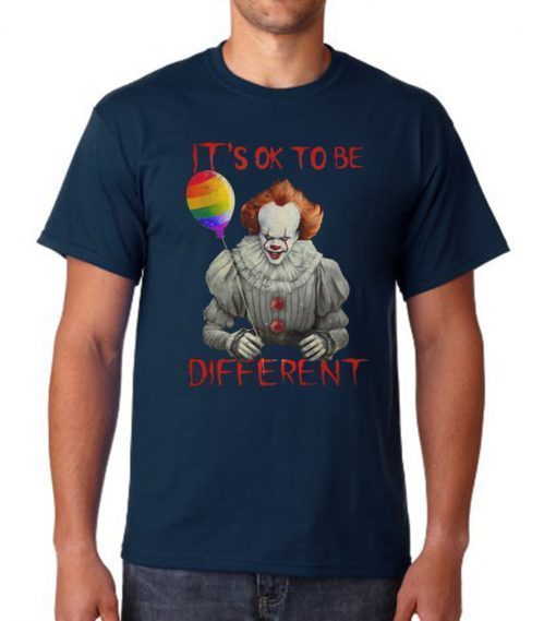 IT pennywise it's ok to be different lgbt pride Unisex T-Shirt