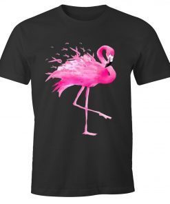 Flamingo Breast Cancer ribbon 2019 Tee Shirt