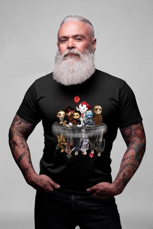 Horror Characters Reflect Funny Tee Shirt