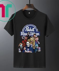 Horror Characters Pabst Blue Ribbon Limited Edition Tee Shirt