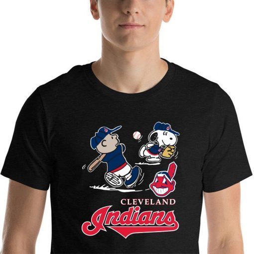 Charlie brown Snoopy Cleveland Indians 2019 T-Shirt