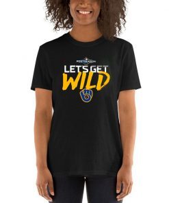 USA Let's Get Wild Milwaukee Brewers Tee Shirt