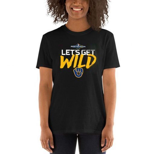 USA Let's Get Wild Milwaukee Brewers Tee Shirt