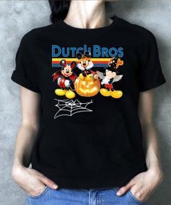 Dutch Bros Mickey Halloween Unisex Tee Shirt