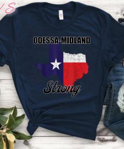 Odessa Midland StrongTexas Map 2019 T-Shirt