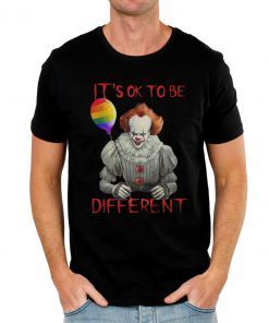 IT pennywise it's ok to be different lgbt pride Unisex T-Shirt