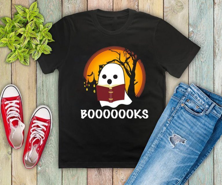 Boo Read Books Halloween Boooooks T-Shirt