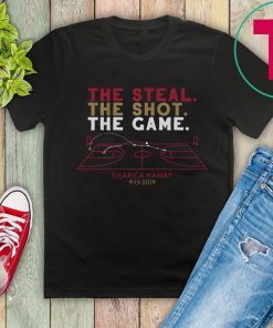 The Steal, The Shot, The Game Tee Shirt - Dearica Hamby