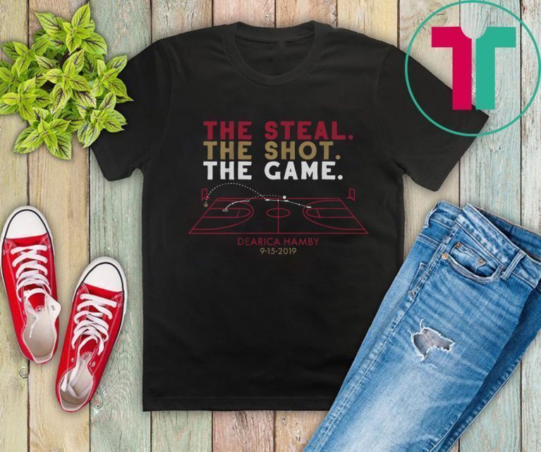 The Steal, The Shot, The Game Tee Shirt - Dearica Hamby