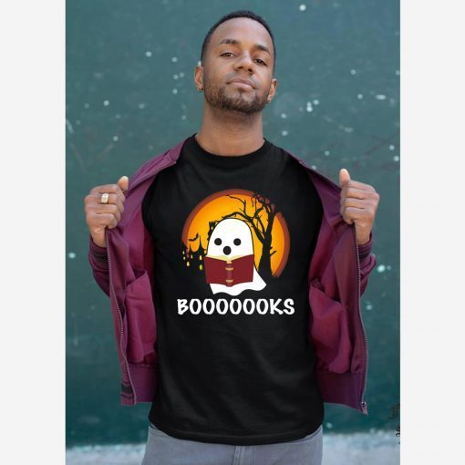 Boo Read Books Halloween Boooooks T-Shirt