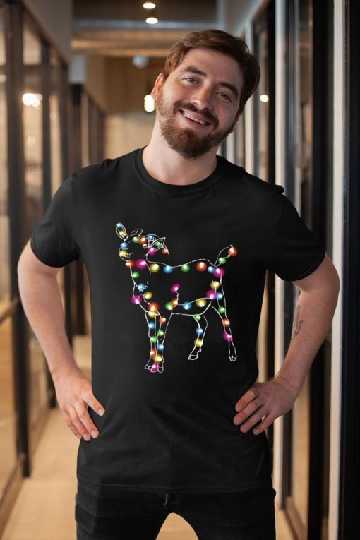 Goat Color light Christmas Unisex T-Shirt