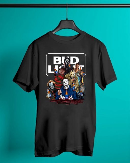 Horror Characters Bud Light Offcial T-Shirt