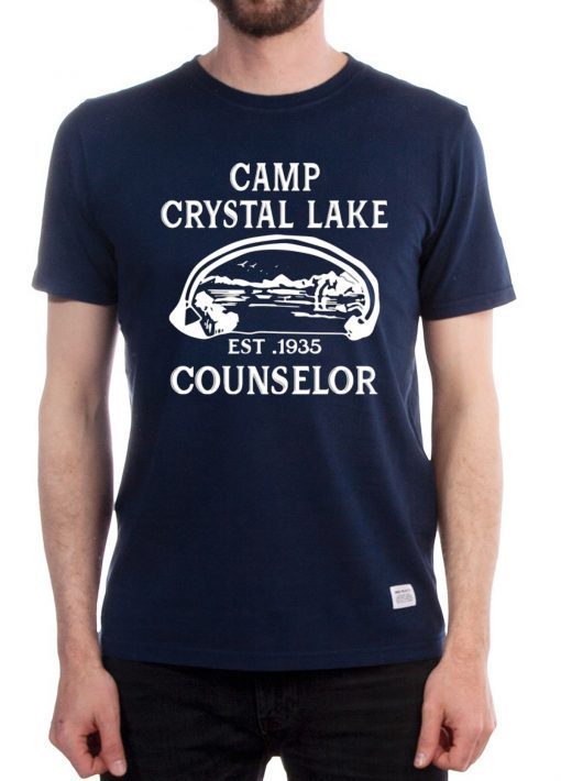 Camp Crystal Lake Camping Vintage Horror Novelty Shirt