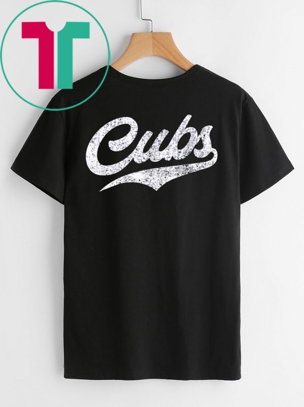 Cubs T-Shirt Vintage Sports Name Tee Design Unisex T-Shirt