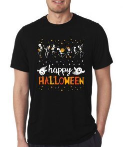 Funny Halloween Costume Happy Halloween Dancing Skeleton Classic T-Shirt