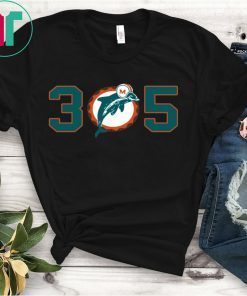 305 Miami Dolphins Tee Shirt