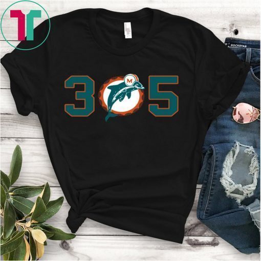 305 Miami Dolphins Tee Shirt