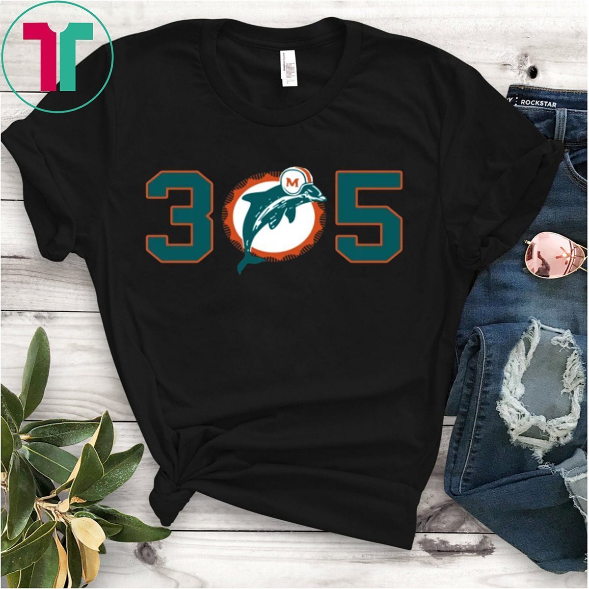 305 Miami Dolphins Shirt