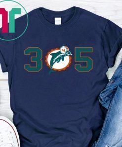 305 Miami Dolphins Tee Shirt