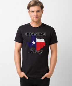 Odessa Midland StrongTexas Map 2019 T-Shirt