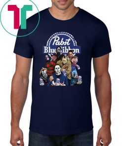 Horror Characters Pabst Blue Ribbon Limited Edition Tee Shirt